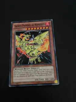 SDOK-EN004 Sacred Phoenix of Nephthys 1st Edition Yugioh Card Trading Card TCG - Image 1