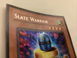 YUGIOH SLATE WARRIOR SECRET RARE LIGHT PLAY WC4-003 - Image 4