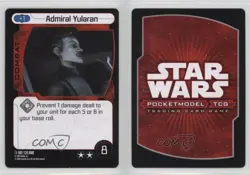 2008 Star Wars: Pocket Model Trading Card Game - Clone Wars Wullf Yularen 2k3 - Image 3