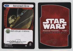 2008 Star Wars: Pocket Model Trading Card Game - Clone Wars Astromech Error 2k3 - Image 3