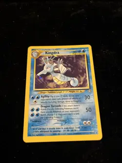 Pokemon TCG Kingdra Neo Genesis Holo Rare Card 8/111 Unlimited - Image 2