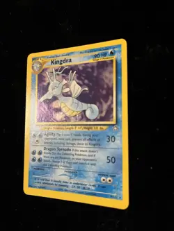 Pokemon TCG Kingdra Neo Genesis Holo Rare Card 8/111 Unlimited - Image 5