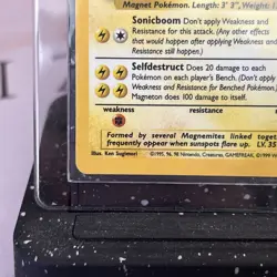 Magneton 11/62 Pokemon Fossil Set 1999 Rare Holo Card - Image 4