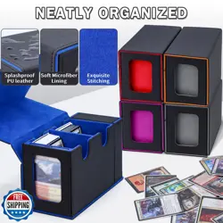 tmstorys Commander Deck Box for MTG, Card Deck Box with Dice Tray and Display - Image 5
