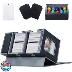 tmstorys Commander Deck Box for MTG, Card Deck Box with Dice Tray and Display - Image 1