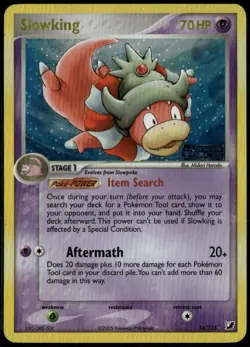 Slowking Reverse Holo 14/115 ex Unseen Forces 2005 MP+ Pokemon Card - Image 1