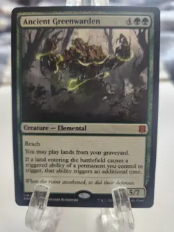 Magic the Gathering Ancient Greenwarden Zendikar Rising Regular Card - Image 1