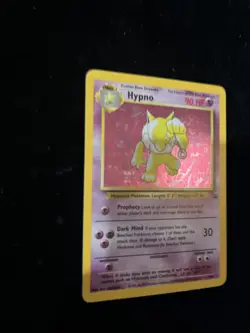 Pokemon TCG Hypno Fossil Holo Card 8/62 Unlimited Rare - Image 4