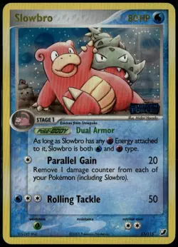Slowbro Reverse Holo 13/115 ex Unseen Forces 2005 LP Pokemon Card - Image 1