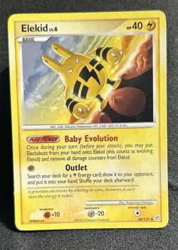 Pokemon Card Elekid (48/130) Diamond and Pearl Uncommon Non-Foil - Image 1