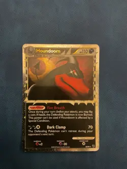 Pokemon TCG Houndoom Prime Undaunted Holo Card 82/90 LP Condition - Image 2