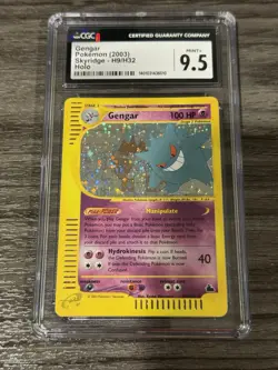 CGC 9.5 Pokemon Gengar Holo H9 2003 Skyridge WOTC Card Mint - Image 1