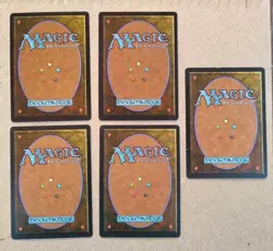 Magic The Gathering. Ice Age. Lot of 5 Snow Covered Lands! 1 Each. NM-VG. MTG - Image 2