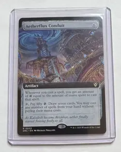 Aetherflux Conduit #33 MTG Commander: Aetherdrift Rare Extended Art MTG NM/M - Image 1