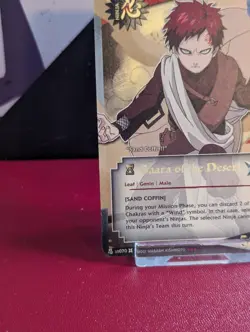 Gaara Of The Desert US070 Super Rare Holo Foil Naruto CCG TCG Card Bandai NM 1 - Image 5