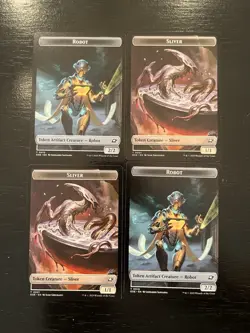 Sliver 0001 Robot 0010 Token X4X NM/M Edge of Eternities EOE Magic MTG - Image 1