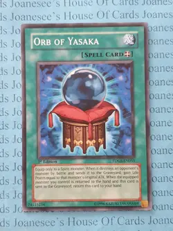 TDGS-EN055 Orb of Yasaka Yu-Gi-Oh Card English 1st Edition - Image 1