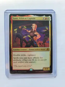 Sami, Wildcat Captain - FOIL Rare - Edge of Eternities - NM - MTG Pre-release - Image 1