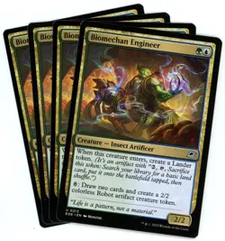 x4 Biomechan Engineer - 0213 - Edge of Eternities - MTG - NM Ships Now - Image 1