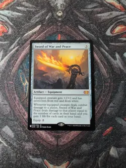 MTG Double Masters #300 Sword of War and Peace NM - Image 1