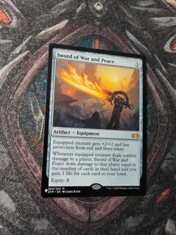 MTG Double Masters #300 Sword of War and Peace NM - Image 2