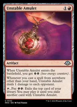 Unstable Amulet NM, English MTG Modern Horizons 3: Main Set - Image 1
