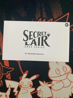 MTG Secret Lair: The 90’s Binder Experience NON-FOIL NEW SEALED - Image 1