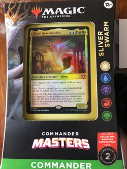 Commander Masters Commander Deck - Sliver Swarm MTG + Sliver Hive, First Sliver 195166216355 - Image 2