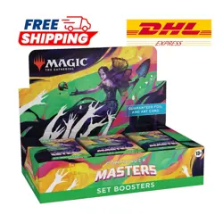 MTG Commander Masters Set Booster Box 24 Packs English Factory Sealed Magic CMM - Image 1