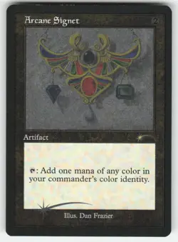 MTG - Arcane Signet (589) (Foil Etched) 589 Secret Lair Drop Series NM - Image 1