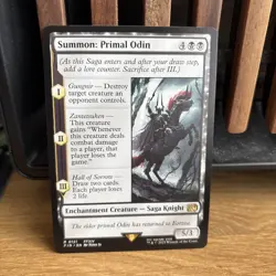 Summon: Primal Odin (121) - MTG: Final Fantasy - NM - Image 1