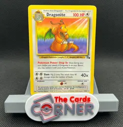 Dragonite Non Holo Rare 19/62 Pokemon Fossil NM - Image 1