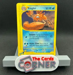 Kingler Non Holo Rare 50/165 Pokemon Expedition NM - Image 1