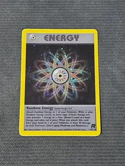 Pokemon Team Rocket "Rainbow Energy" 17/82 / Holo Rare / Moderately Played - Image 1
