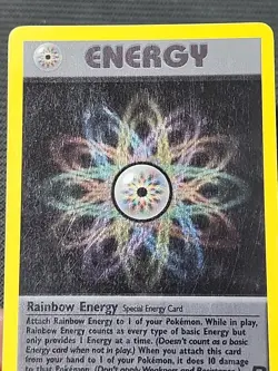 Pokemon Team Rocket "Rainbow Energy" 17/82 / Holo Rare / Moderately Played - Image 2