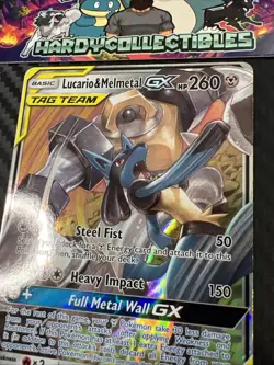 Pokemon TCG Lucario Melmetal GX Card 120/214 Unbroken Bonds Full Art Near Mint! - Image 3