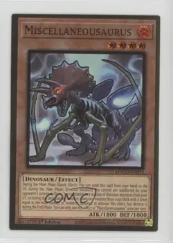 Miscellaneousaurus 1st Ed. YuGiOh Gold Series: Maximum Gold #MAGO-EN015 0o5 - Image 1