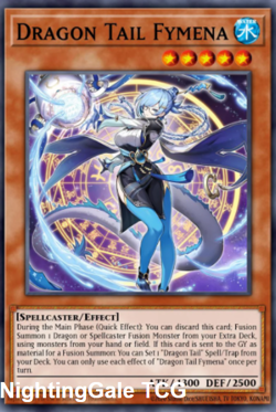 Yugioh! JUSH-EN002 “Dracotail Faimena” Collector’s Rare PREORDER - Image 1