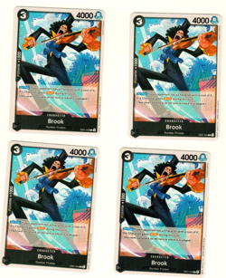 Set Of 4 Brook Rumbar Pirates EB01-045 One Piece Trading Card - Image 1