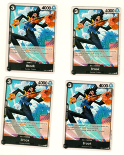 Set Of 4 Brook Rumbar Pirates EB01-045 One Piece Trading Card - Image 3