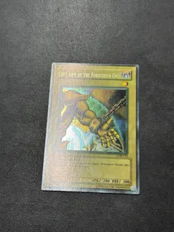 Yugioh! Exodia Left Arm Of The Forbidden One LOB-123 | Faded Misprint - NM/VLP - Image 4