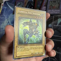 YuGiOh Elemental Hero Sparkman EHC2-EN001 - Lightly Played - Image 3