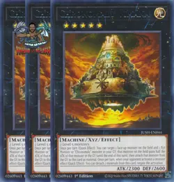 Yugioh! 3x Chronomaly Vimana JUSH-EN044 Rare 1st Ed NM - Image 1