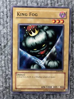 YuGiOh - King Fog - LOB-036 - Common NM - - Image 1