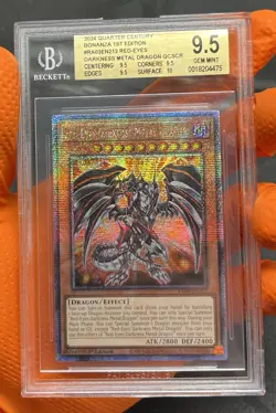 BGS 9.5 - Red-Eyes Darkness Metal Dragon (Quarter Century Secret) RA03 Yugioh! - Image 2