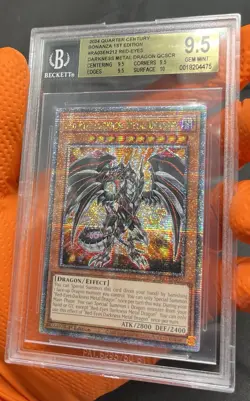 BGS 9.5 - Red-Eyes Darkness Metal Dragon (Quarter Century Secret) RA03 Yugioh! - Image 4