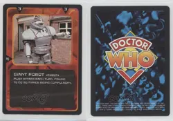 1996 Doctor Who - Collectible Card Game Card Game Giant Robot 0y3 - Image 3