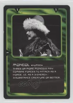 1996 Doctor Who - Collectible Card Game Card Game Mongol 2e7 - Image 1