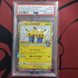 PSA 10 Pokemon Card Pretend Comedian Pikachu Japanese 407/SM-P Pokemon Center - Image 1
