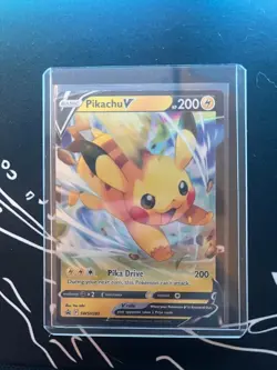 Pikachu V - SWSH285 - Pokemon Sword & Shield Promo Ultra Rare Holo Card Perfect - Image 2